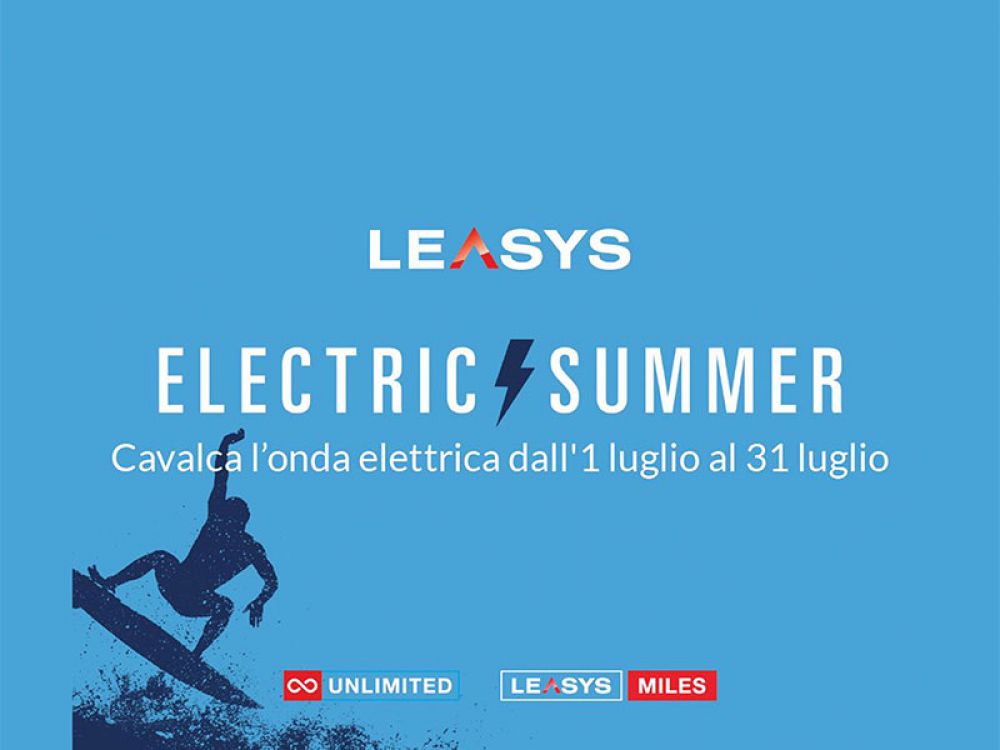Electric Summer: Leasys promuove un mese di offerte ecosostenibili