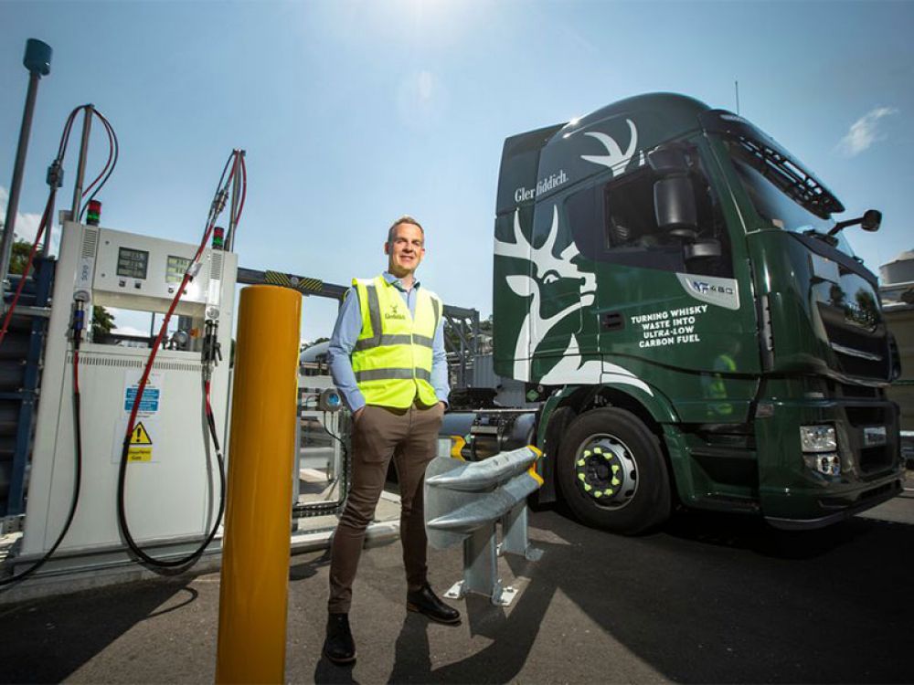 I camion di Glenfiddich ora andranno a whisky